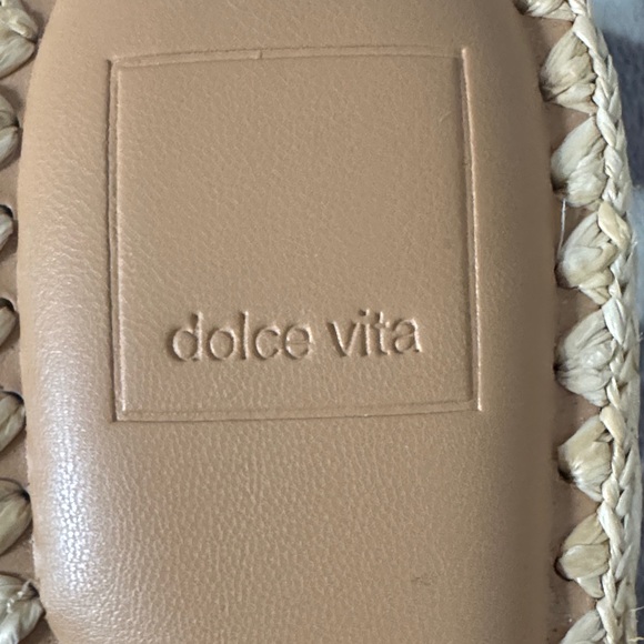 Dolce Vita Denim Platform Slide Sandals NWOT - Picture 4 of 4